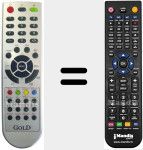 Replacement remote control for REMCON767